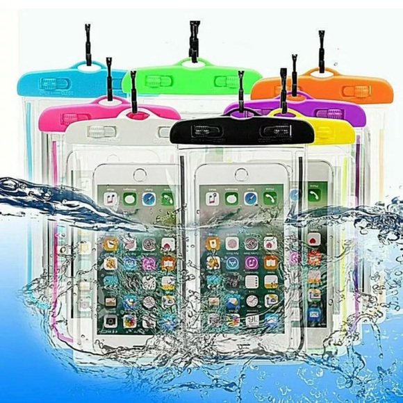 3 pack waterproof floating cell phone pouch dry bag case/cover Fits all phones - Picture 6 of 6